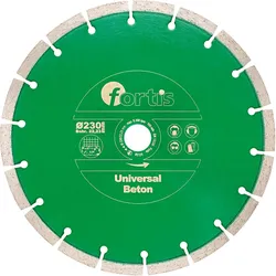 FORTIS Diamant-Trennscheibe Universal Beton Ø 125 mm gesintert 10 Bohrung 22,2