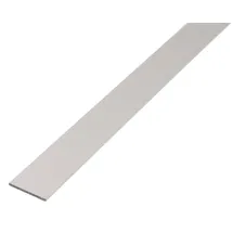 GAH Alberts Flachstange glatt, ungel., L1000mm B20mm, S2mm Aluminium silberf. elox.