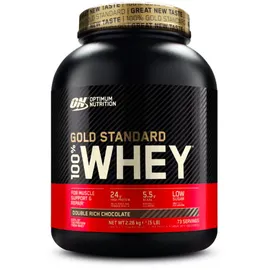 Optimum Nutrition Gold Standard 100% Whey Double Rich Chocolate Pulver 2270 g