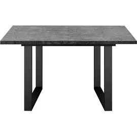 Mäusbacher Ausziehtisch 90 x 73 x 90 cm grau/schwarz