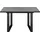 Mäusbacher Ausziehtisch 90 x 73 x 90 cm grau/schwarz