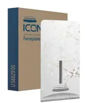 Kimberly-Clark Professional ICON Blende Motiv KIRSCHBLÜTE 58829 , 1 Blende für Einzelblatt-Toilettenpapier Spender