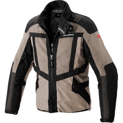 Spidi Netrunner H2Out Motorrad Textiljacke, schwarz-beige, Größe S für Männer