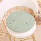 Sarah Duke Sitzkissen Kinder, Rund Stuhlkissen Cartoon Tier Bodenkissen Kinder Stuhl Sitzpolster, Tatami Sitz Auflage Memory-Schaum Sitzkissen für Kindergärten Kinderzimmer Deko (Dinosaurier)