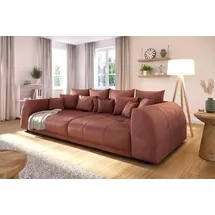 s-style möbel BIGSOFA Levana 5 Sitzer Terrakotta Cord-Stoff
