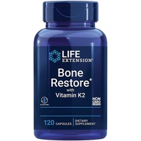 Life Extension, Bone Restore mit Vitamin K2, Vitamin D3 und Mineralstoffen, 120 Kapseln, Laborgeprüft, Glutenfrei, Sojafrei, Ohne Gentechnik