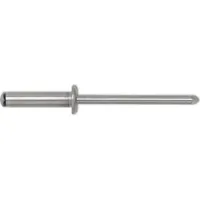 Gesipa Spreizniete Flachrundkopf 4.8x25 Aluminium mit Stahldorn