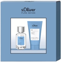 s.Oliver Pure Sense Men Eau de Toilette 30 ml + Shower Gel 75 ml Geschenkset