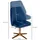 Wohnling Besucherstuhl WL6.304 dunkelblau Stoff