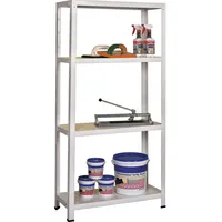 SCHULTE Regalwelt Schulte Steck-Grundregal Weiß 200 cm x 100 cm x 50 cm