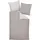 JANINE Interlock Jersey Bettwäsche Gestreift Braun 80 x 80 cm