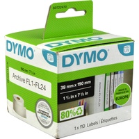 Dymo Endlosetiketten LabelWriter 99018, 190x38mm, weiß, 1 Rolle (S0722470)