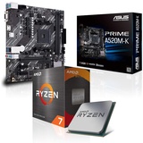 Memory PC Aufrüst-Kit Bundle Ryzen 7 5800X 8X 3.8 GHz Prozessor, A520M-A II Mainboard (Komplett fertig zusammengebaut inkl. Bios Update und Funktionskontrolle)