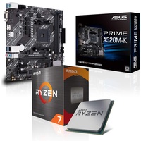 Aufrüst-Kit Bundle AMD Ryzen 7 5800X 8X 3.8 GHz Prozessor, A520M-K Mainboard (Komplett fertig zusammengebaut inkl. Bios Update und Funktionskontrolle)