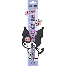 HELLO KITTY Kuromi digitale LED Uhr lila, pink