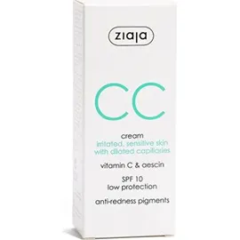 Ziaja Cc Cream Correctora Para Pieles Irritadas Y Sensibles - 50 Ml