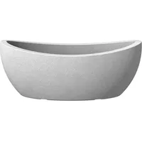 Scheurich Pflanzschale Wave Globe Jardiniere 253 Ø 58 x 24 cm stony grey