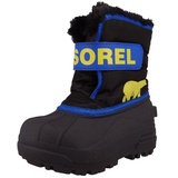 Sorel SNOW COMMANDER Schneestiefel für Unisex Baby, Schwarz (Black x Super Blue) - Children, 25