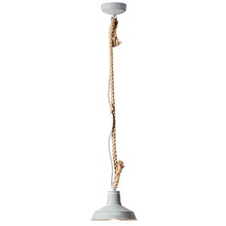 Brilliant Pendelleuchte Hank Grau Beton Industrial E27 Ø23,5cm ohne Leuchtmittel
