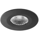 Brumberg Einbau-Downlight 1 rund schwarz Aluminium