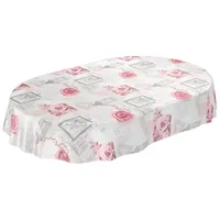 ANRO Tischdecke Wachstuchtischdecke Wachstuch Wachstischdecke pflegeleicht abwaschbar Rosen Landhaus
