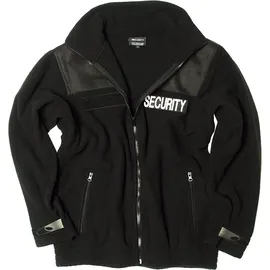 Mil-Tec Security Fleecejacke schwarz, S