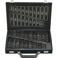 Fortis Spiralbohrer-Set DIN338 HSS rollgewalzt Typ RN 170-teilig 1-10,5 mm