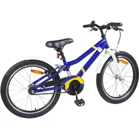 vidaXL Kinderfahrrad 18 Zoll RH 0 cm Blau/Weiß