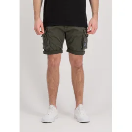 Alpha Industries Herren Crew Short Patch Für Cargos, Greyblack, 36