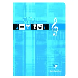 Clairefontaine 10x Notenheft A4 48 Blatt, 90g, - sortiert, 3134C