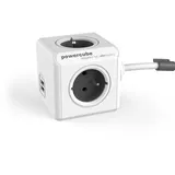 Allocacoc PowerCube Extended USB E(FR) 3m power extension 4 AC-Ausgänge Indoor