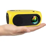 Ankouja Mini Projector, tragbares Home Cinema Projector Mobiltelefon, HDMI AV -kompatible DVD, Firestick, Laptop, PC, PS4, Xbox