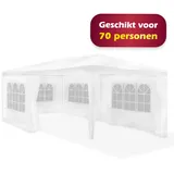 Lifetime Garden Pavillon 3x6 Meter – Partyzelt mit Seitenwänden und Fenstern Gar
