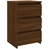 VidaXL Nachttisch Braun Eichen-Optik 40x35x62,5 cm Holzwerkstoff