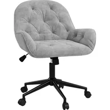 Vinsetto Bürostuhl Polyester Hellgrau