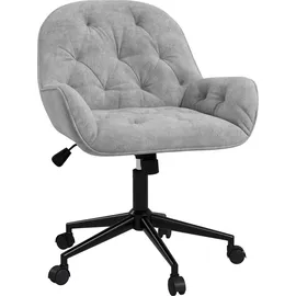 Vinsetto Bürostuhl Polyester Hellgrau