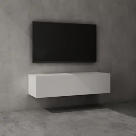 doporro TV-Lowboard 120 cm Weiß Matt
