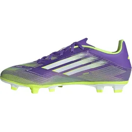 adidas F50 Club FG/MG Herren Purple Rush/Cloud White/Lucid Lemon 43 1/3