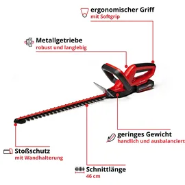 Einhell GE-CH 1846 Li Kit inkl. 1 x 2,0 Ah