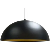Bamyum Pendelleuchte Lipeo Ø50 cm Metall Hängeleuchte, Schwarz Lampe
