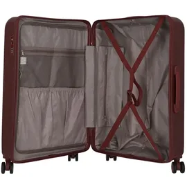 d & n D&N Travel Line 2500 - N 2500-4-Rollen-Trolley M 67 cm Bordeaux