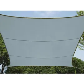 Perel Sonnensegel Lichtgrau Quadratisch 5 x 5 m