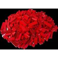 LEGO Bausteine Hochsteine Rot Basic Mix - NEU! Menge