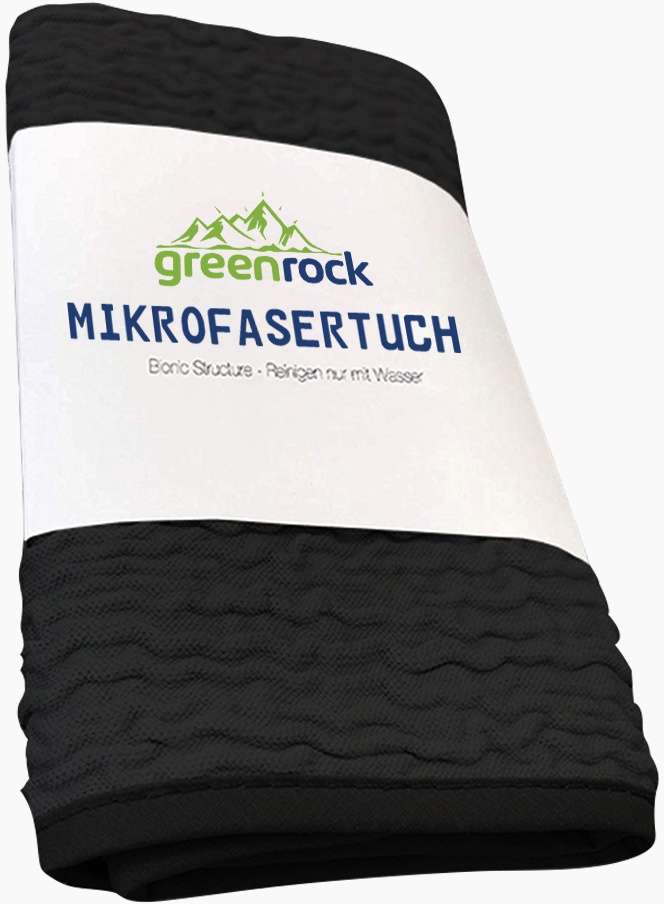 greenrock Mikrofasertuch (schwarz)