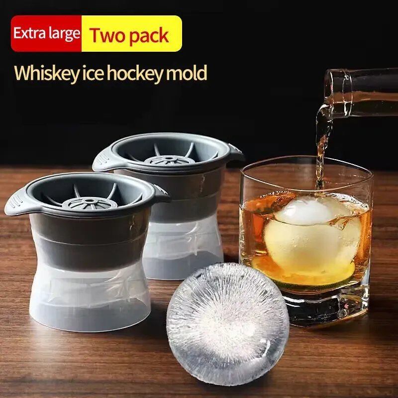 BJ Eishockey-Form (für Whisky) + Eiswürfelform - 2-teiliges Set