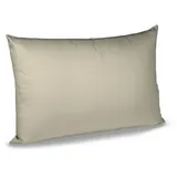 fleuresse Kissenbezug Satin 40 x 60 cm Grau Taupe