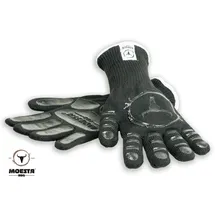Moesta Grillhandschuhe Größe S/M Silikon schwarz