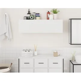vidaXL Bad-Wandschrank 100 x 25 x 30 cm Weiß
