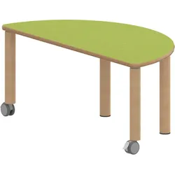 Tisch ZALOTTI mit Linoleum-Belag