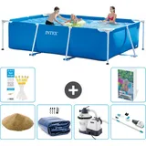 Rechteckiger Frame Pool - 300x200x75 Cm - 7-teilig  S89